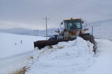 ۷۵۰ روستای کرمانشاه در برف گرفتار شدند