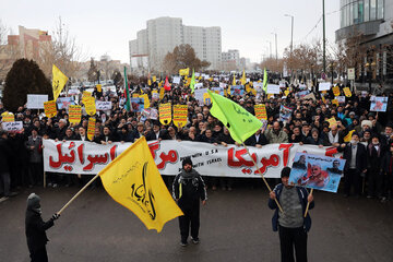 یکصدایی مردم ایران در مقابل دشمن