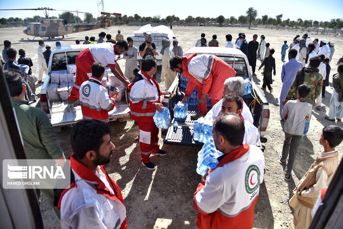 ۱۵۰ تیم عملیاتی در حال امداد رسانی در سیستان و بلوچستان هستند