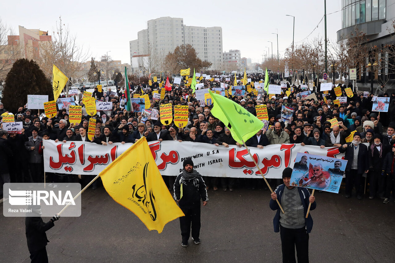 یکصدایی مردم ایران در مقابل دشمن