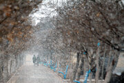 سرمای زمستانی در راه مازندران 