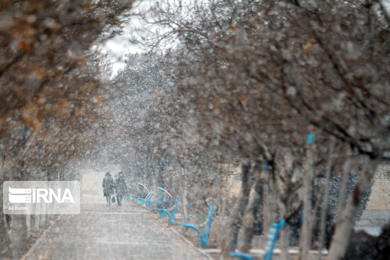 سرمای زمستانی در راه مازندران 