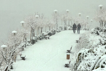 بارش برف روز یکشنبه در تهران 2