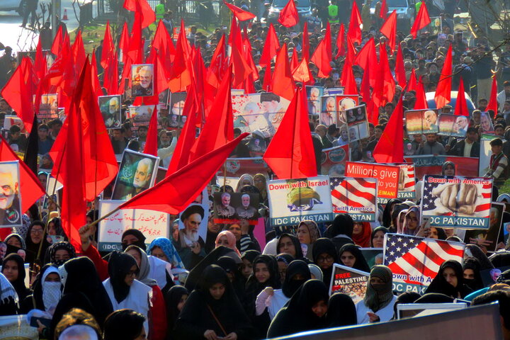 تظاهرات ضدآمریکایی در پایتخت پاکستان‎