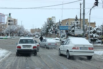 بارش برف در ایلام