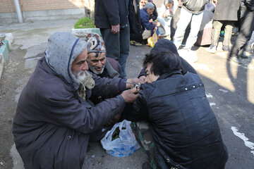 کشف یک تن مواد مخدر به همراه معتادان متجاهر‎