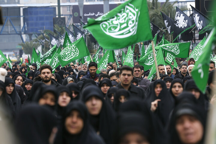 مراسم سوگواری حضرت فاطمه(س) در تهران