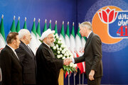 Encuentro del presidente Rohani con los embajadores residentes en Irán 