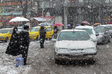 بارش برف و وزش باد شدید در برخی نقاط کشور 