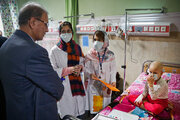 بازدید ربیعی از بیمارستان کودکان بهرامی