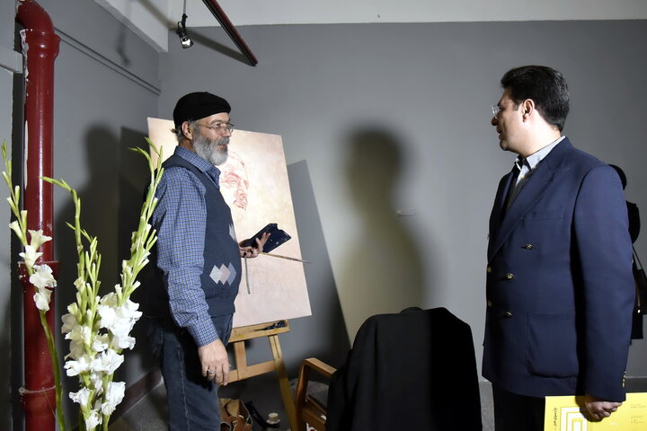 گشایش نمایشگاه دوازدهمین جشنواره هنرهای تجسمی فجر