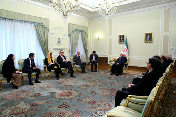 ہالینڈ کے وزیر خارجہ کی صدر روحانی سے ملاقات