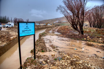 راه ارتباطی ۷ روستای بازفت کوهرنگ بر اثر سیلاب مسدود شد