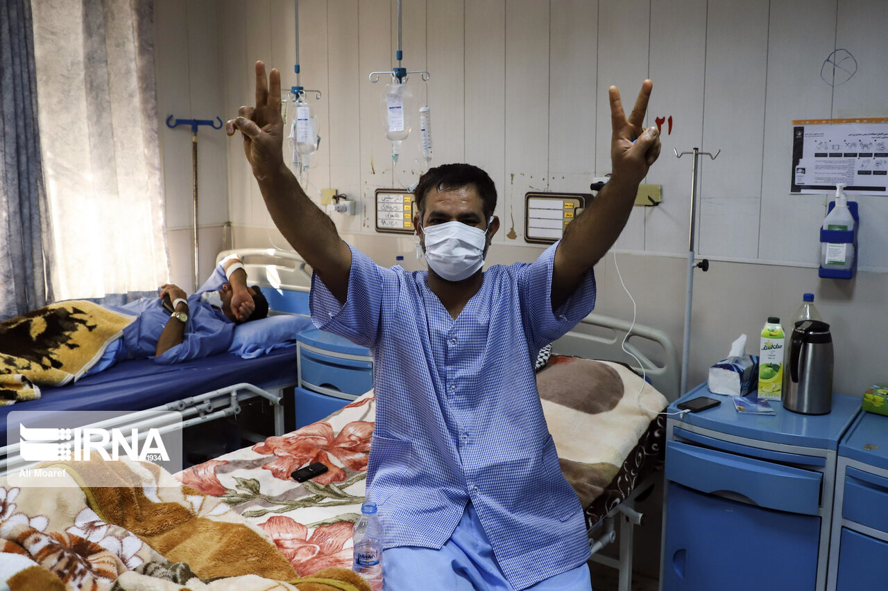 ترخیص ۱۸۱۴ بیمار بهبود یافته کرونایی از بیمارستان نورافشار هلال‌احمر