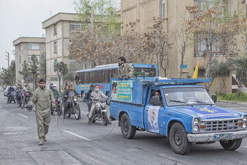 بسیج مردمی برای ضد عفونی اماکن عمومی‎