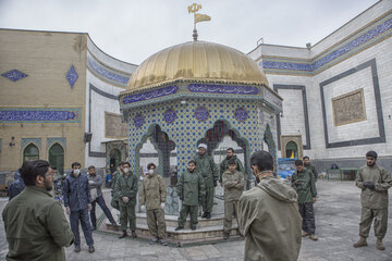 بسیج مردمی برای ضد عفونی اماکن عمومی‎