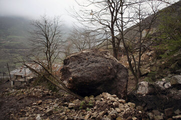 رانش زمین در سوادکوه