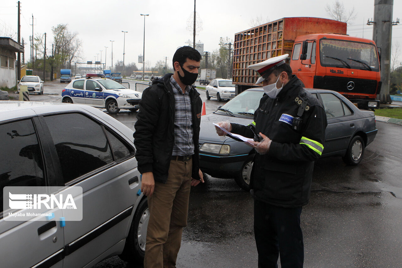 پلیس خراسان شمالی جلو خروج بیش از هزار و ۸۰۰ خودرو را گرفت