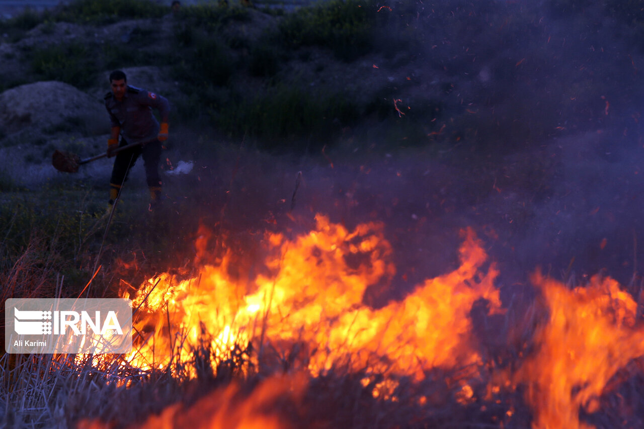آماده باش تیم‌های مقابله با آتش‌سوزی در منابع طبیعی خراسان شمالی