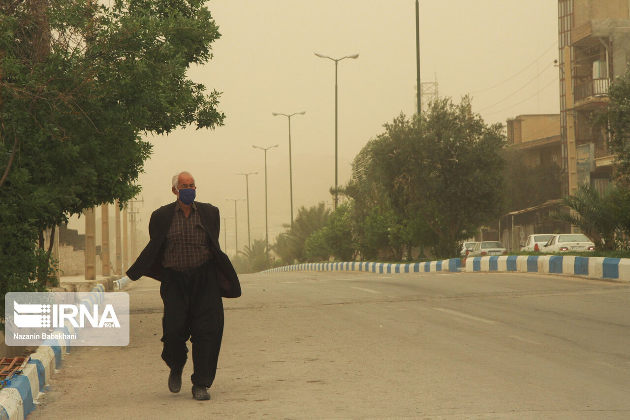 گرد وخاک پدیده غالب در خوزستان