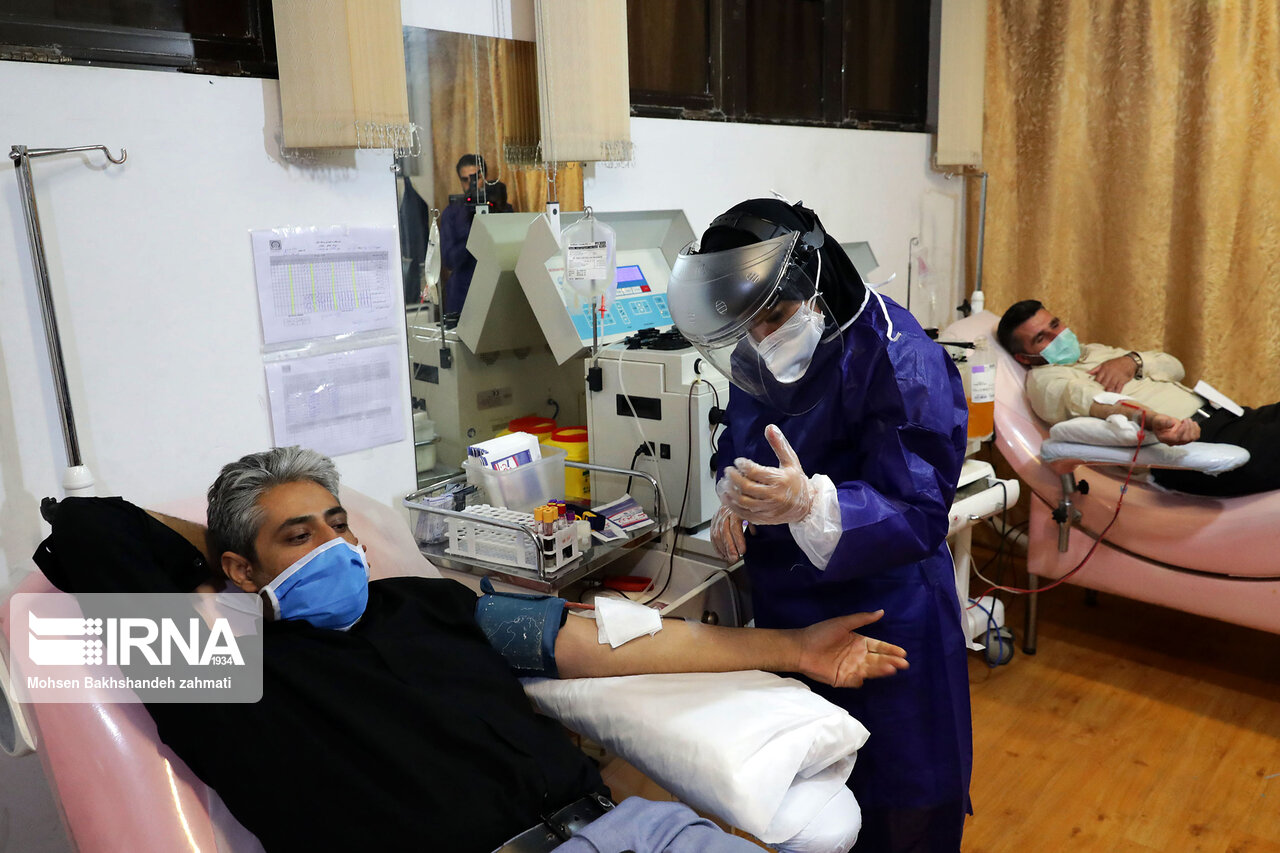 ۷۲۱ شهروند خیّر مهابادی در ماه مبارک رمضان خون اهدا کردند