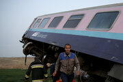 تمامی مسافران قطار گرگان - تهران در سلامت کامل هستند