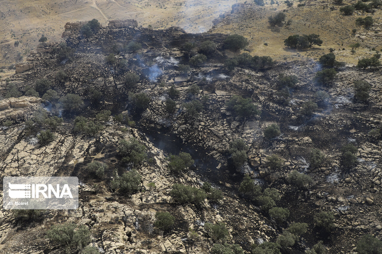 آتش بی‌احتیاطی دامن بوستان‌های شهری بجنورد را گرفت