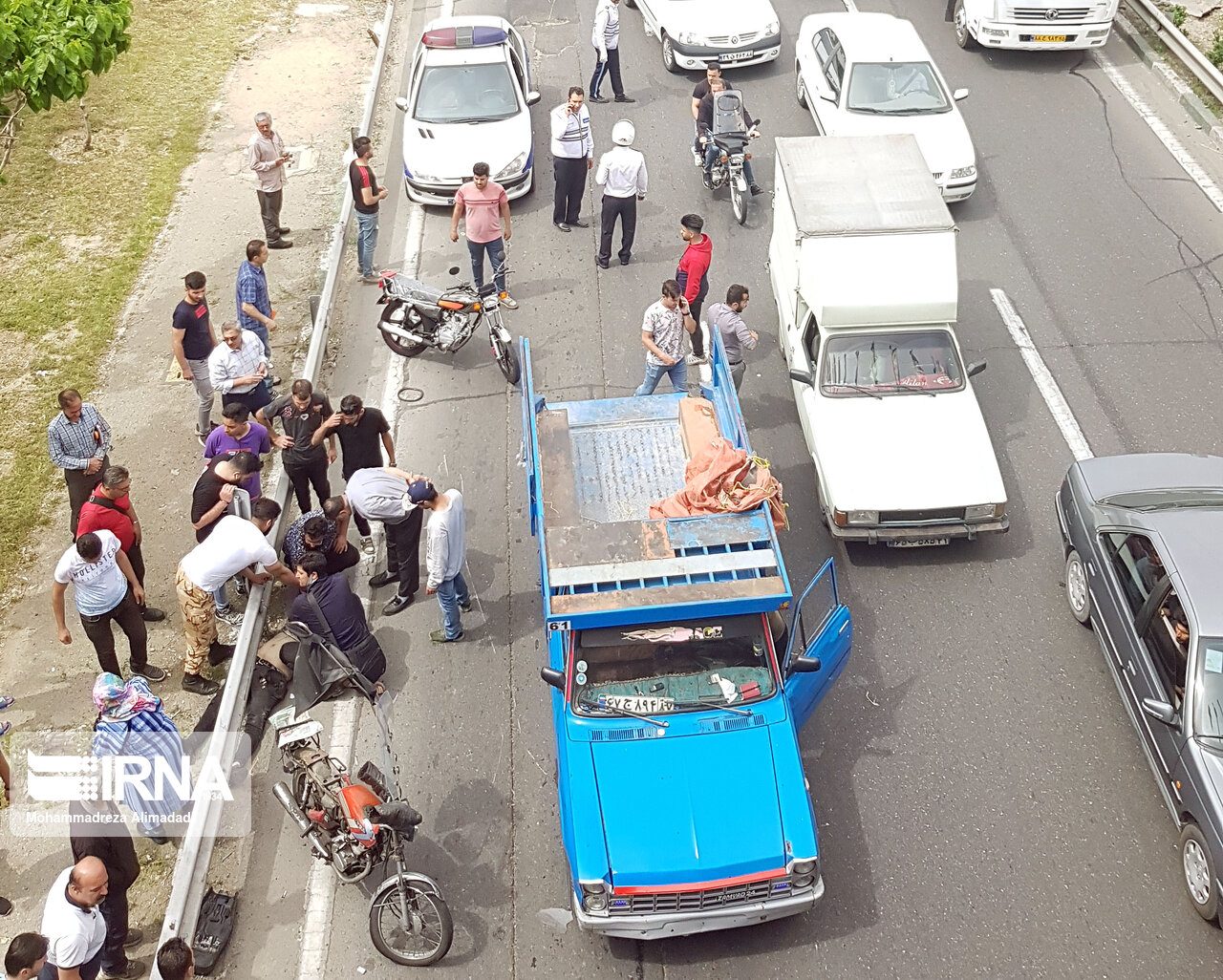 ۷۱ نفر در سوانح رانندگی مشهد مصدوم شدند