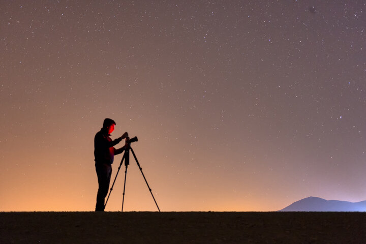 رصد ماه و مشتری