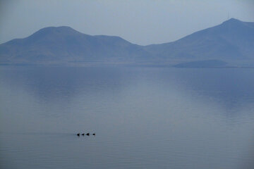 حجم آب دریاچه ارومیه به بیش از ۳ میلیارد متر مکعب رسید