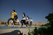 Competición de Atletismo Femenino en Irán
