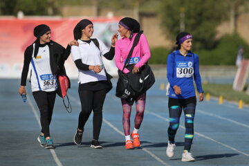 Competición de Atletismo Femenino en Irán
