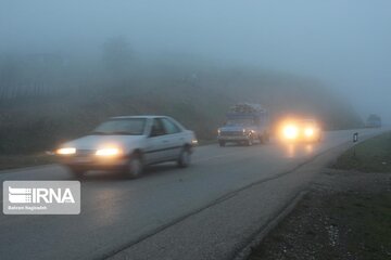 جاده‌های شمالی خراسان رضوی مه آلود است