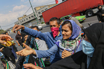 La marcha de Arbaín en Teherán
