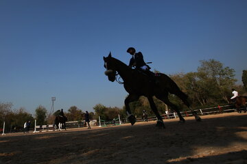 Final de las Competiciones de Saltos de caballo en Teherán
