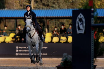 Final de las Competiciones de Saltos de caballo en Teherán