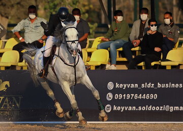 Final de las Competiciones de Saltos de caballo en Teherán