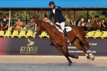 Final de las Competiciones de Saltos de caballo en Teherán