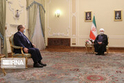 ایران شام کے درمیان تعلقات برادرانہ اور تزویراتی ہیں: صدر روحانی
