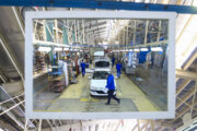 خط تولید ایران خودرو در شیراز