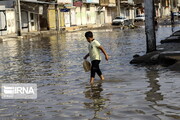 بارش شدید باران موجب آب‌گرفتگی مناطق روستایی خواف شد