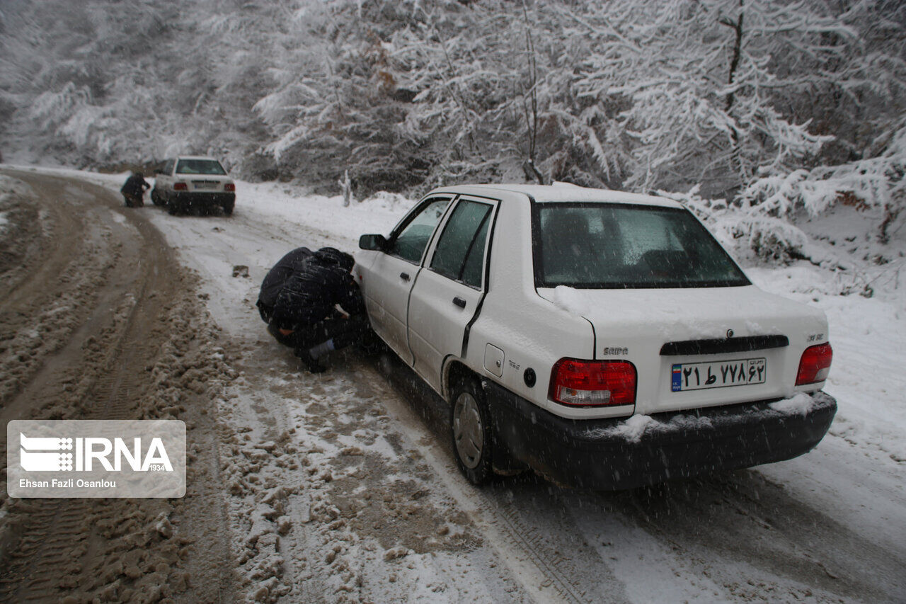 خطر یخبندان در محورهای کوهستانی مازندران  