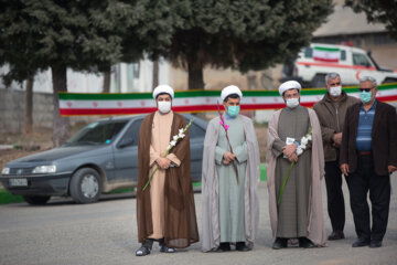 تشییع پیکر شهید گمنام در توپخانه ۶۲ مومنون سپاه پاسداران انقلاب اسلامی کرمانشاه