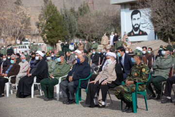 تشییع پیکر شهید گمنام در توپخانه ۶۲ مومنون سپاه پاسداران انقلاب اسلامی کرمانشاه