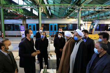 بازدید رییس سازمان بازرسی کشور از پروژه قطارشهری مشهد