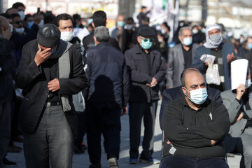 اجتماع عزاداران فاطمی در مشهد