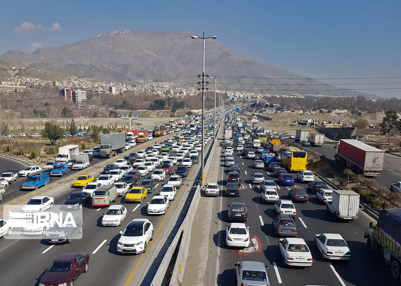 پیش‌بینی بیش از ۲ میلیون تردد جاده‌ای در تعطیلات هفته پایانی اردیبهشت