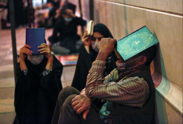 مراسم شب احیاء شب بیست و سوم ماه رمضان در مهدیه تهران