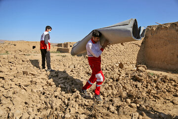 خسارت زلزله در روستای "شورک" در خراسان شمالی