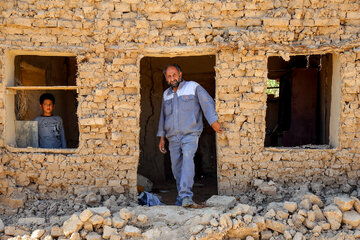 خسارت زلزله در روستای "شورک" در خراسان شمالی